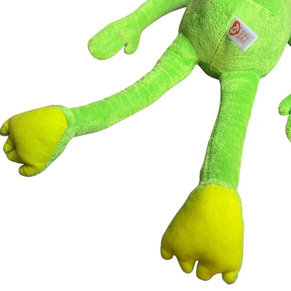 Ty Disney Kermit The Frog Plush 16" Stuffed Animal Muppets Beanie Buddies w/ Tag - Picture 6 of 6